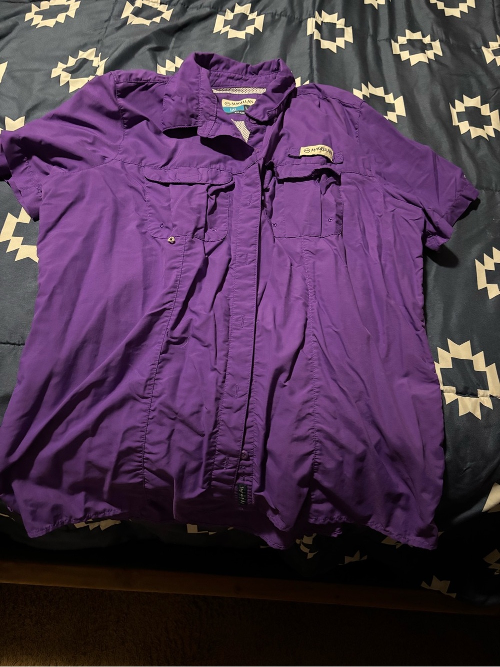 Magellan Short Sleeved Button Up